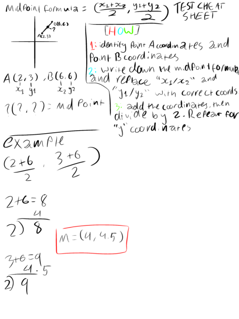 Math test cheat sheet (read desc) - ibisPaint