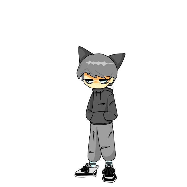 擬人化グレー