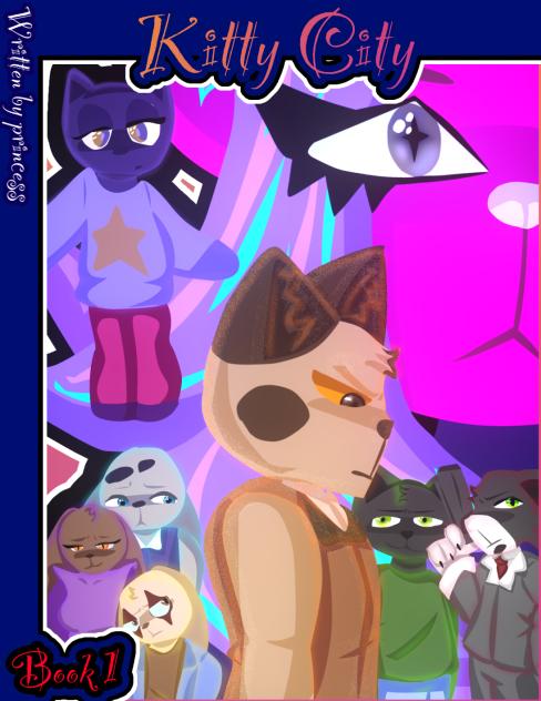Book 1 cover for Kitty city!