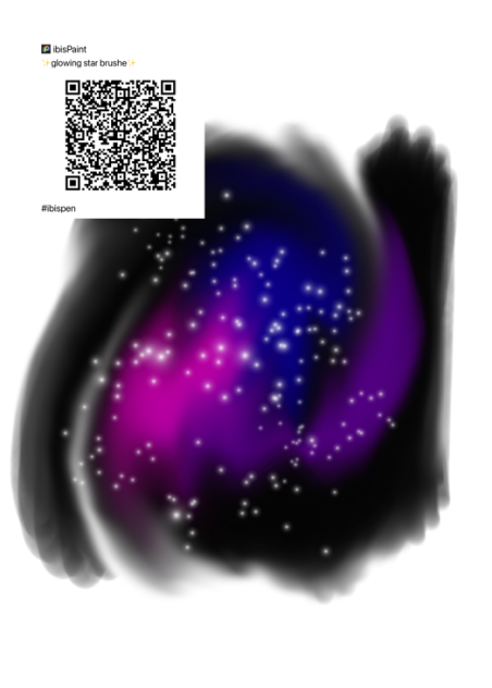 Glowing star brush