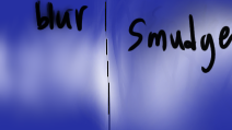 Blur hair vs smudge hair
