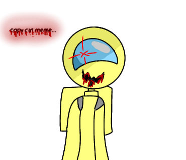 Copy cat meme fan art (among us)