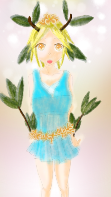 金木犀、擬人化。