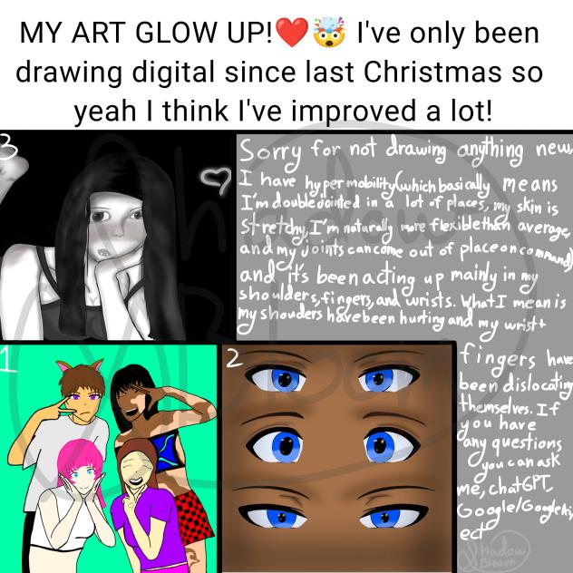 My art glow up