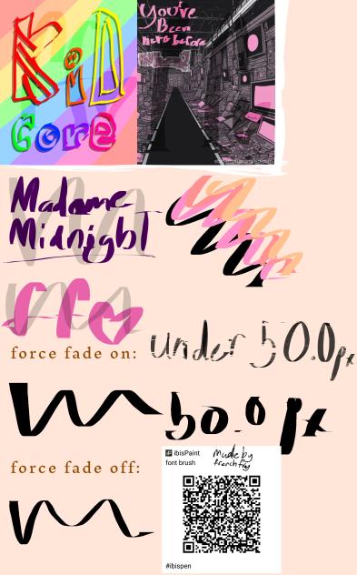 FONT BRUSHHH 🔤🩷