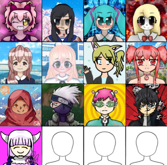 Characters collab - ibisPaint
