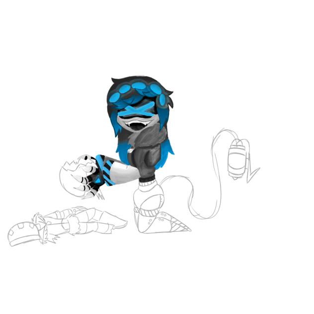 got bored so I drawn my md oc
