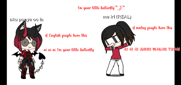 I'm your little butterfly