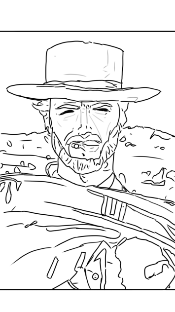 Big iron on his hip