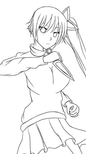 Sagiri (Coloring Page)