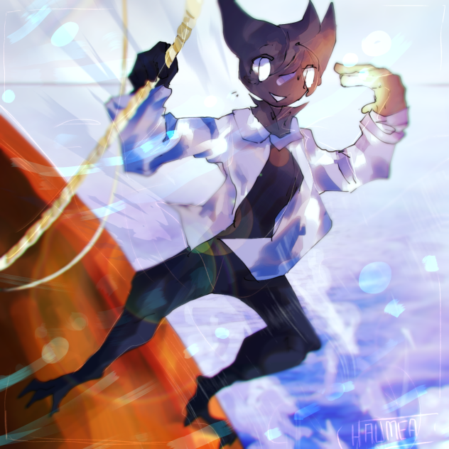 Boat On the Sea - ibisPaint