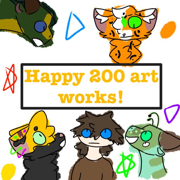 Happy 200 art works !