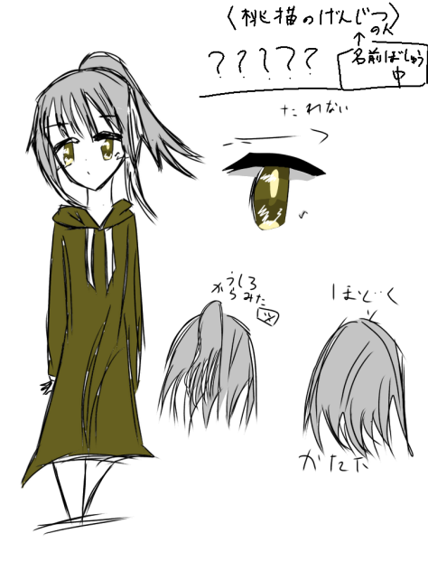 キャラデザ「？？？？？」名前募集中