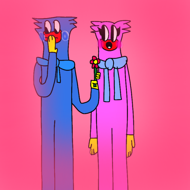 Go huggy give she the flower