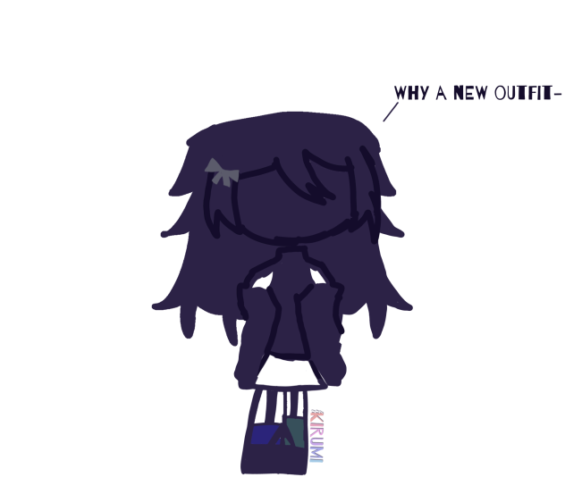 Kirumi in a new outfit