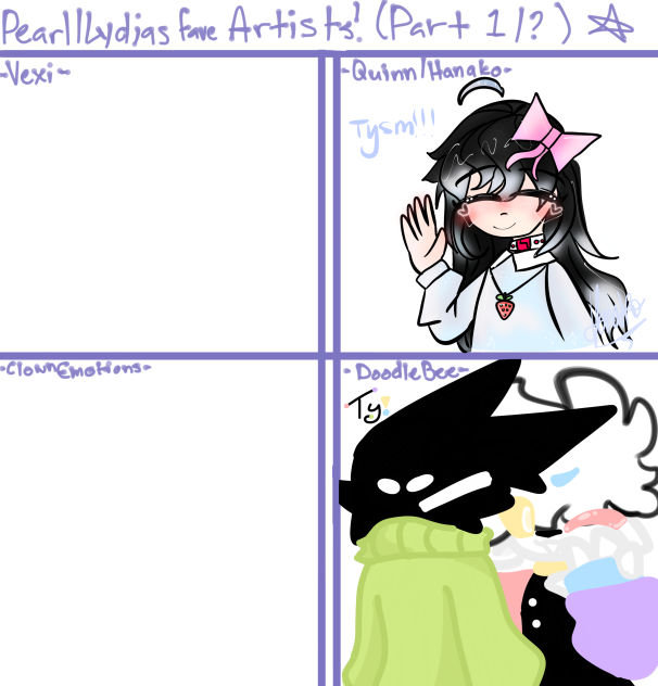 •Lydia's Favorite Artists•