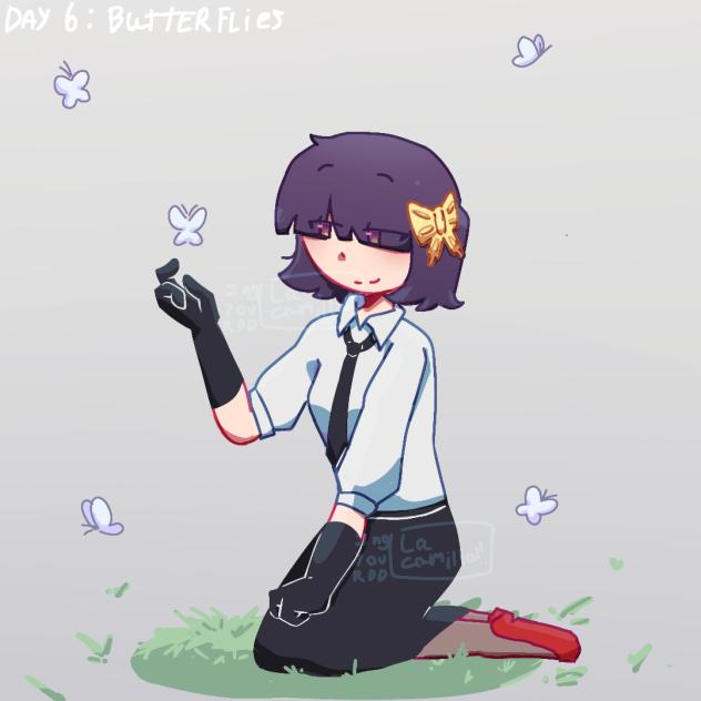 Butterflies (day 6, inktober)