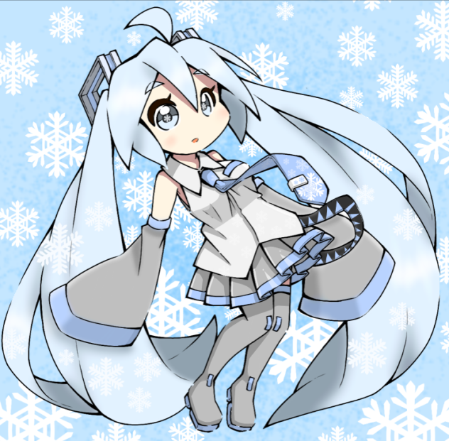 雪ミク（線画）