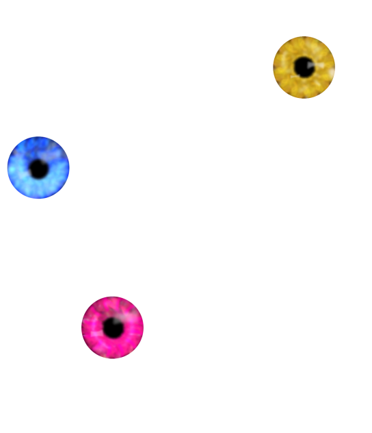 Eye practice (added gold eye)