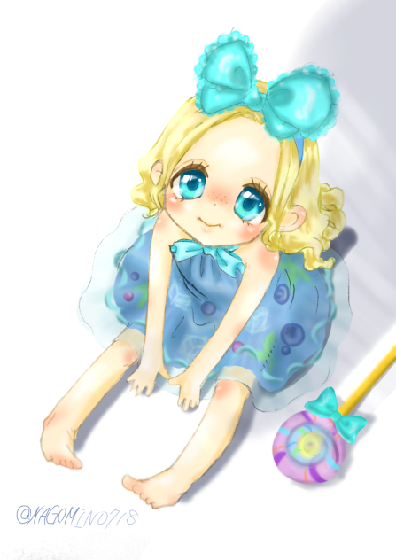 練習19-アバ絵青い瞳-