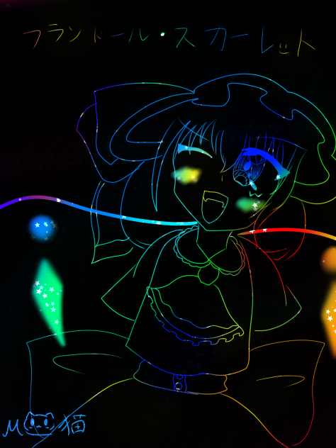 推しのスクラッチアート！