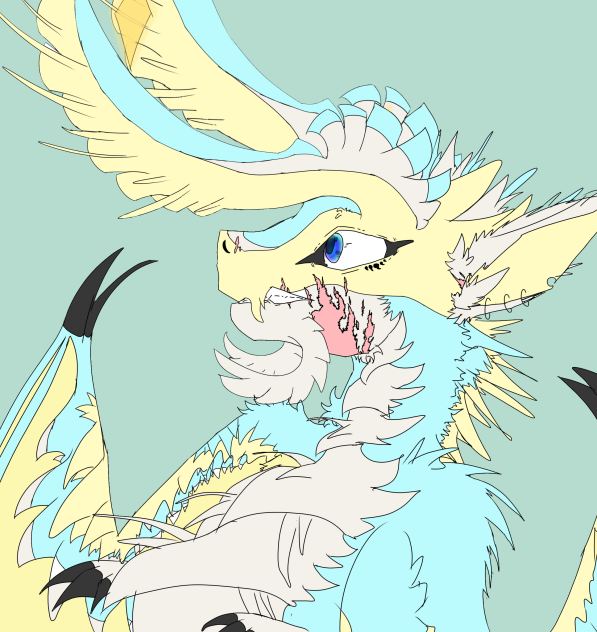 My newest dragon oc !