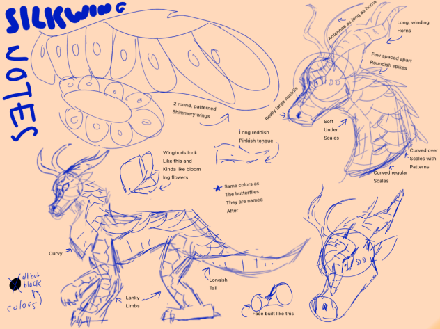 SilkWing Notes Speedpaint