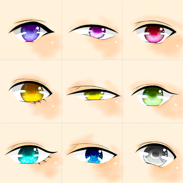 目 塗らせていただきました