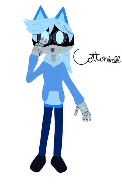 Murder Drones Sona, OC Cottonball