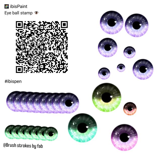 eye ball stamp brush 🖌️👁️