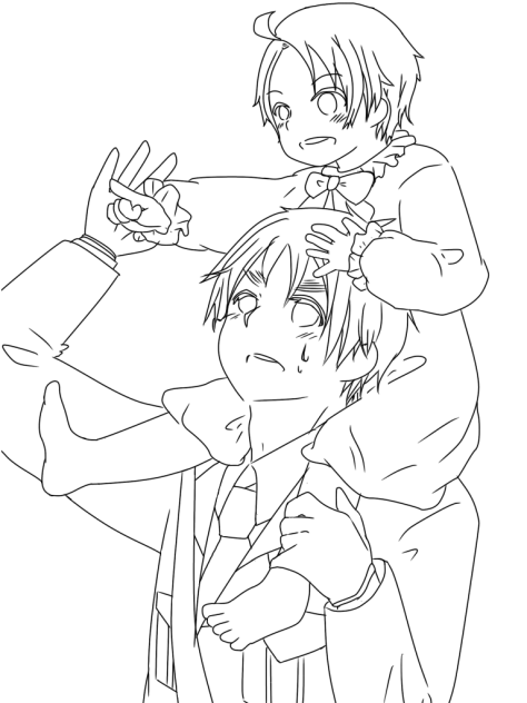 味覚音痴兄弟 線画