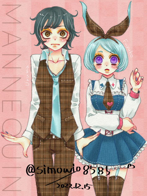 マネキンポーズ🐰🌸.