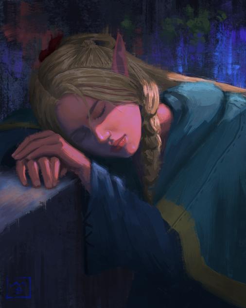 [Fan Art] Sleepy Marcille