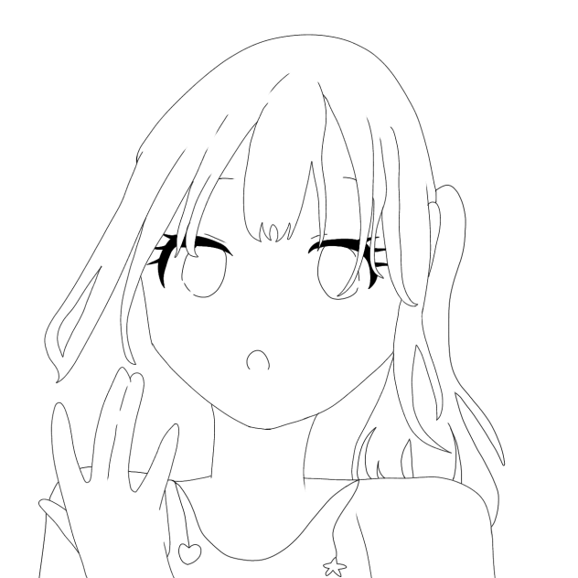 本気だしたい！の線画