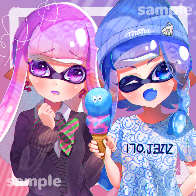 💜🍨💙