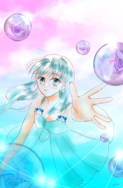 空色のワンピース