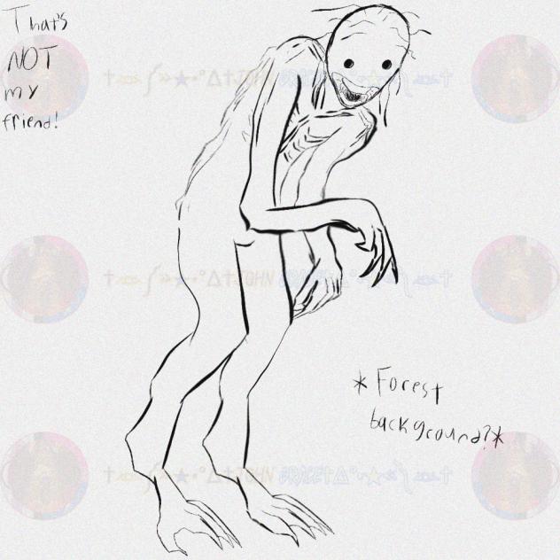 Unfinished art of a Skinwalker