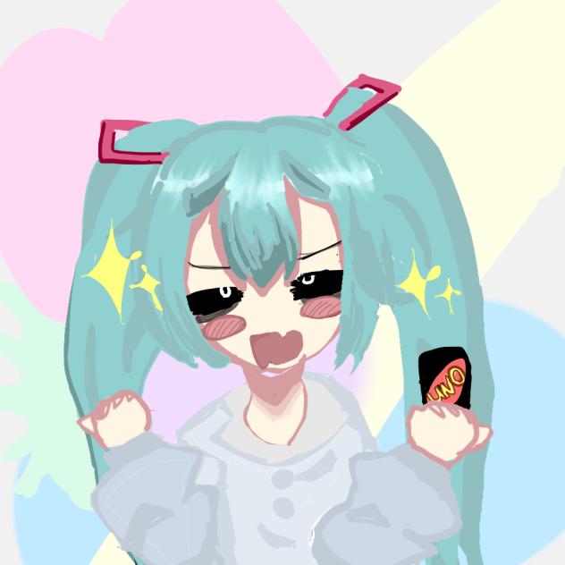 miukawa nice try! Miku uno thingy lol