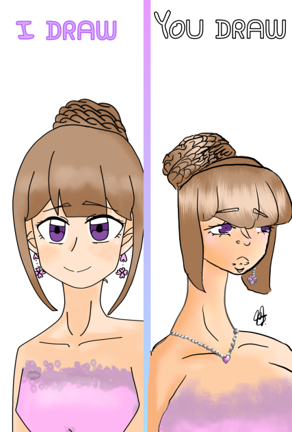 I draw you draw collab - ibisPaint