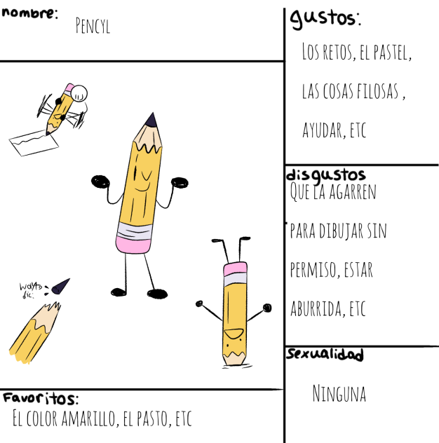 Pencyl, para mundo de objetos (isa AmAq)