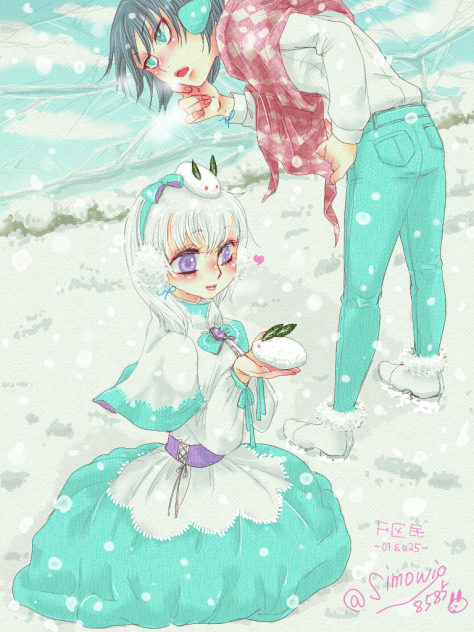 雪うさぎ🐰❤️.