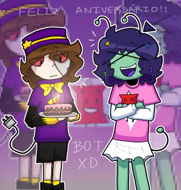 fanart de aniversário bot XD