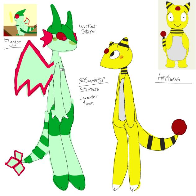 flygon and ampharos