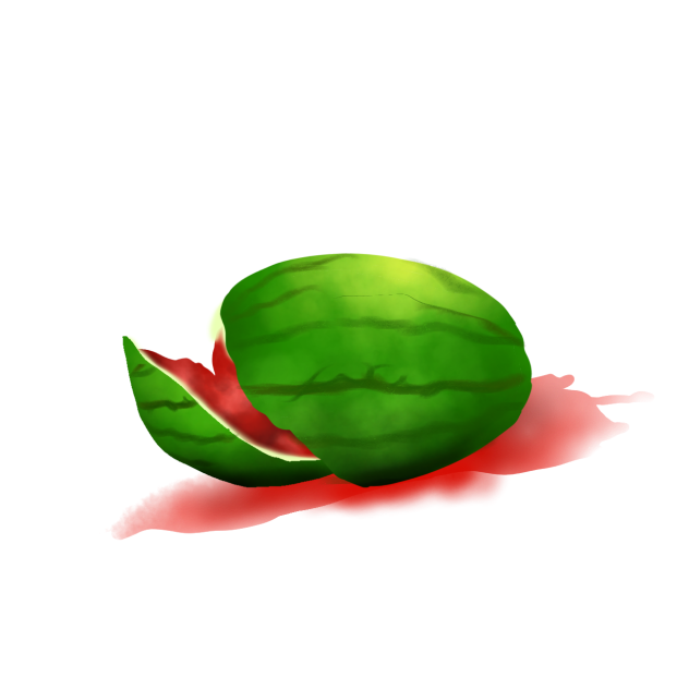 broken watermelon ibisPaint