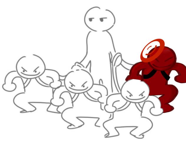 Just taking my friends for a walk