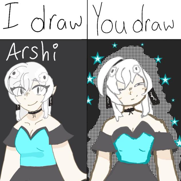 “I draw you draw” w fishnet