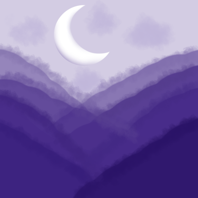 Cute moon