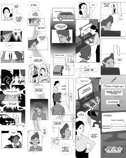 One page comic a day on phone Ibispaintx