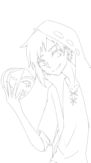 カノ【線画】