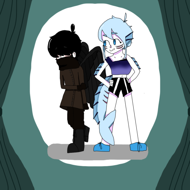 Two OCs (testing cell shading)